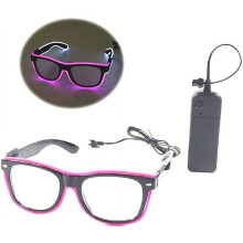 LED-lasit, LED-juhlalasit, valaisevat lasit, visiirilasit, syttyvät rave-lasit cosplay-halloweeniin, baariklubiin, juhliin/aikuisille, tytöille,