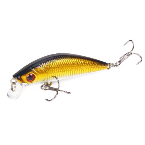 2 esche artificiali da pesca Minnow da 7 cm / 7,9 g, modello Peacock Killer Surface Lure