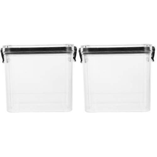 2Stk Transparente Luftdichte Futterdose Aus Silikon Für Haustierfutter 2