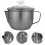 2Pcs Silver Stainless Steel Grease Separator Oil Filter Kitchen Pot 10