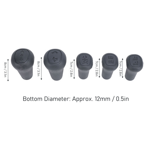 Replaceable Handle Forklift Lever Knob Smooth Movement for Efficient Operation 1