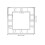 2Pcs Silver Acrylic Mirror Wall Clock Stickers DIY Square Number Decor 3