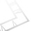 2Pcs Silver Acrylic Mirror Wall Clock Stickers DIY Square Number Decor 8