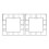 2Pcs Silver Acrylic Mirror Wall Clock Stickers DIY Square Number Decor 10