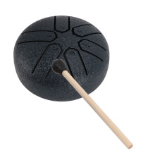 Tambour Ă langue en acier de 3 pouces, 6 notes, mini, bleu marine.