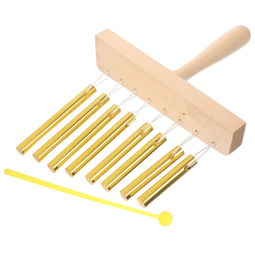Percussion Enfant 8 Barres Carillon Éolien Bois Métal