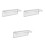 3Pièces Boîtier Étanche 4-Sockets Adhésif Design Compact Transparent 6