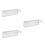 3Pièces Boîtier Étanche 4-Sockets Adhésif Design Compact Transparent 9
