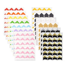 Stickers Coins Photo Multi-Couleurs Pour Album Décor Photo