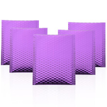 20Pièces Sacs D'emballage Violet À Bulles Pour Expédition Et Stockage