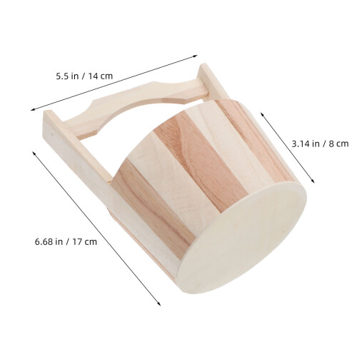 Wooden Sauna Salt Container Multi-Purpose Foot Bath Bucket 2