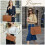 Dames leren laptoptas 15,6 inch bruin 7
