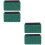 4Pièces Filtre Réutilisable Charbon Vert Accessoire Aquarium 6
