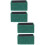 4Pièces Filtre Réutilisable Charbon Vert Accessoire Aquarium 7