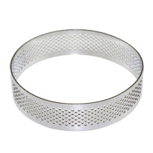 3Pièces Cercle À Mousse En Acier Inoxydable Argenté Pour Cuisson