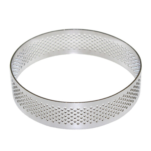 3Pièces Cercle À Mousse En Acier Inoxydable Argenté Pour Cuisson