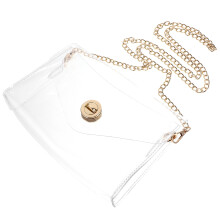 Sac Épaule Transparent En PVC Métal Pour Colorée