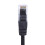 2m sort Ethernet-kabel Hurtig og pålidelig internetforbindelse Solid flad CAT6-kabelhastighed 2m internetkabel til hjemmet 7