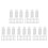 250Pièces Rectangles En Acier Inoxydable Blanks Argent Pour DIY 10