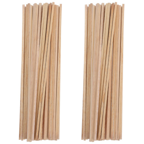 100Pièces Tiges En Bois Pour Expériences D’oxygène Enseignement 2