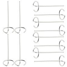 20Pièces Brochettes Debout En Acier Inoxydable Pour Viande Bbq Argent