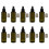 10Pièces Bouteilles Spray Recharges Pet Vert Portable Et Robuste 1