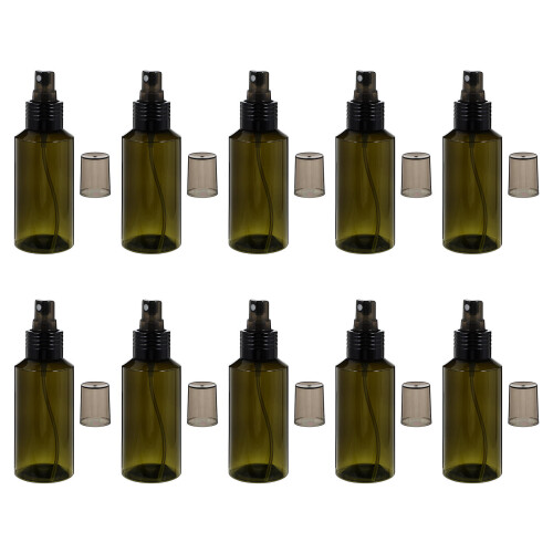 10Pièces Bouteilles Spray Recharges Pet Vert Portable Et Robuste