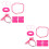 2Ensembles Ensemble Accessoires 80S Rose Filet Pour Fête 8