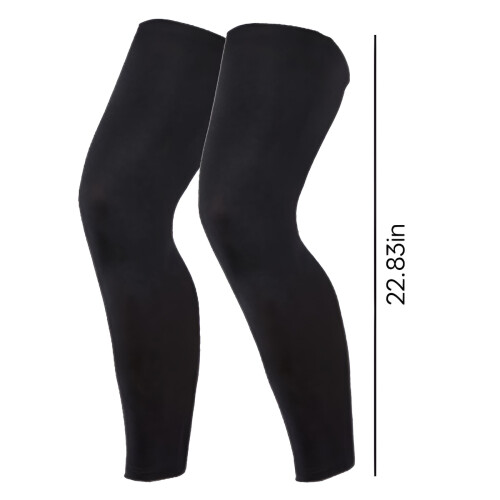 Compression Leg Athletic Compression Sleeves, Black 1