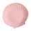 Vierkant bord van tarwestro, 25 cm, roze 2