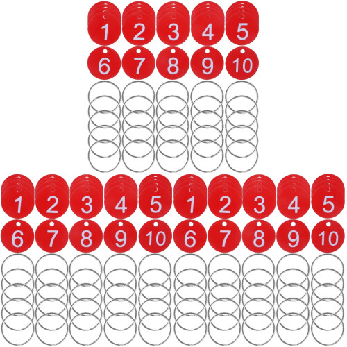 150Ensembles Étiquettes Numériques En Acier 1