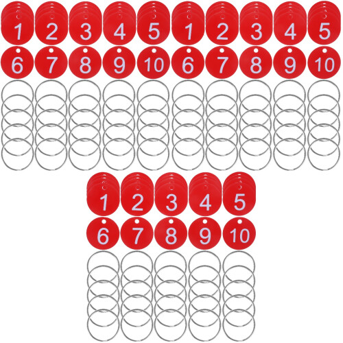 150Ensembles Étiquettes Numériques En Acier 2