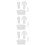3Sets Transparent Acrylic DIY Boots Pendants Template White Craft Tool 8