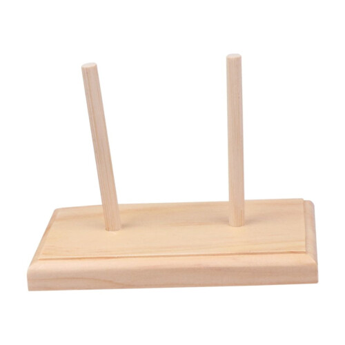 1PC Sewing Thread Racks Beige Wooden Tool Holder for Experienced Users School Use 2