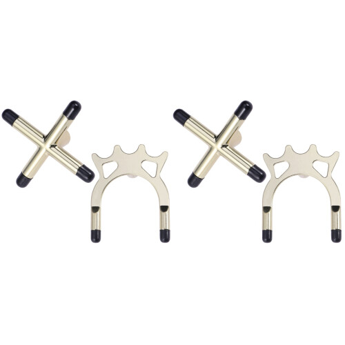 4Stk Pool Stick Halter Bunt Mit Geweihdesign Ideal Für Billard Spiele 1