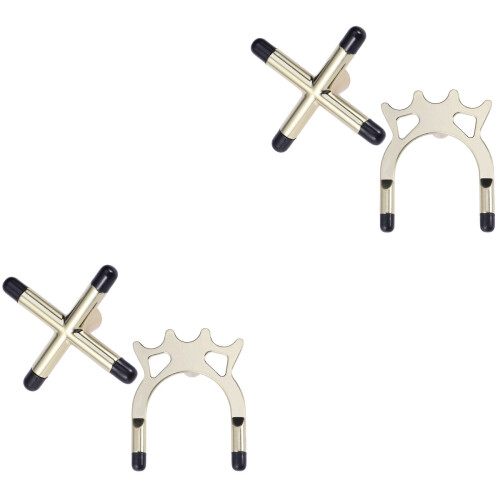 4Stk Pool Stick Halter Bunt Mit Geweihdesign Ideal Für Billard Spiele 2