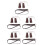 5Sets Viking Tailleband En Armstukken Renaissance 4