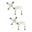 4Stk Pool Stick Halter Bunt Mit Geweihdesign Ideal Für Billard Spiele 7