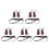 5Sets Viking Tailleband En Armstukken Renaissance 5