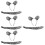 4Ensembles Accessoires Loup Enfant Queue Et Oreilles Peluche Gris 9