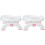 2Pièces Potty Pliable Rose Bébé Siège Voyage 3