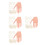 4Sets Bendable Mannequin Hand for Nail Art Practice with Nail Tips 4