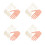 4Sets Bendable Mannequin Hand for Nail Art Practice with Nail Tips 8