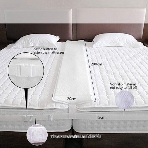 Bed Bridge Mattress Connector – Non-Slip, Compatible with All Beds, Instant Shared Sleeping Upgrade, Quick Setup 1