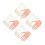 4Sets Bendable Mannequin Hand for Nail Art Practice with Nail Tips 10