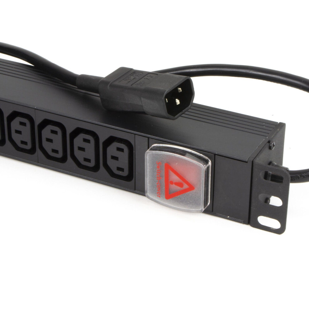 Kenable Pdu C13 Sockets 8 Way With C14 Iec Power Distribution Unit Horizontal 3M