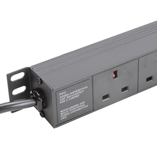 kenable PDU UK Sockets 10 Way to 16A Commando Power Distribution Unit Vertical 3m 2