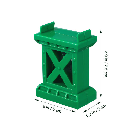 Assorted Color Plastic Track Support for Wooden Train Sets Replacement Accessories 1
