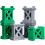 Plastic Track Support for Wooden Train Sets Assorted Colors 4