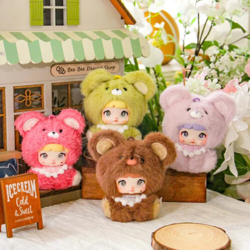 Breloc cutie de pluș Nommi Mibao - 15 cm 2